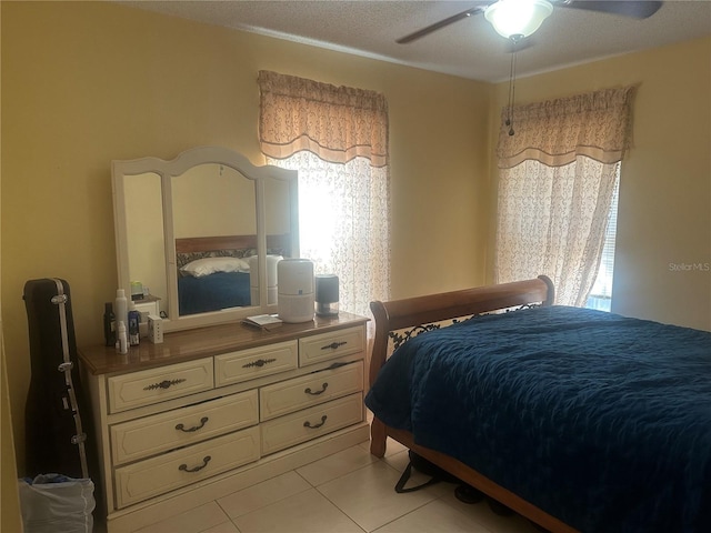 2011 Green Juniper Ln, Brandon, FL 33511 - bedroom with light tile patterned flooring and a ceiling fan
