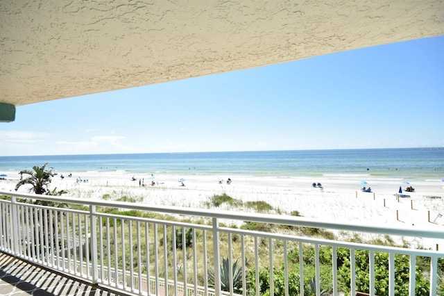 water view featuring a view of the beach