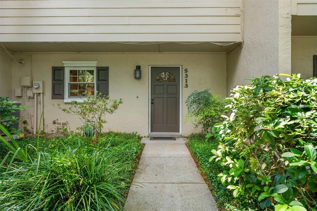 view of entrance to property