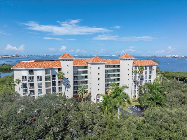 view of property featuring a water view