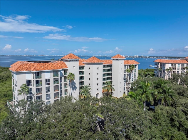 view of property featuring a water view