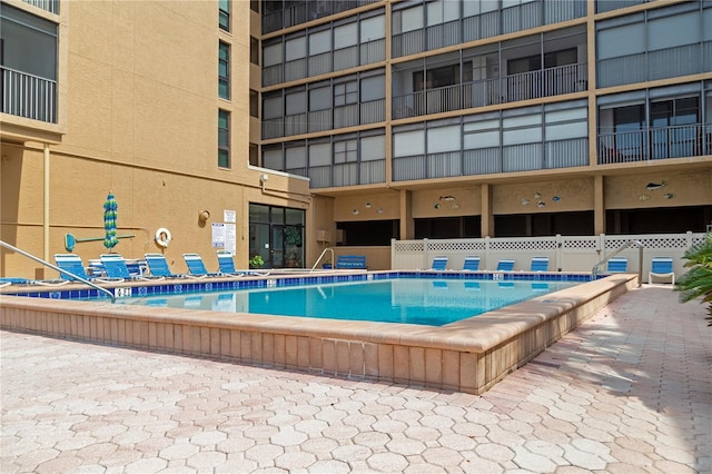 view of pool