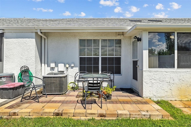 view of patio / terrace with cooling unit