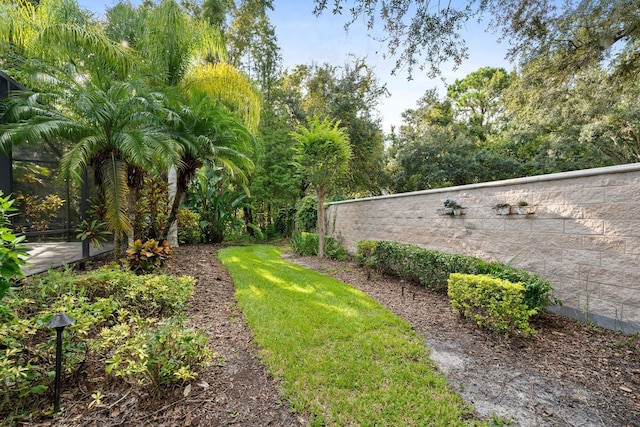 view of yard