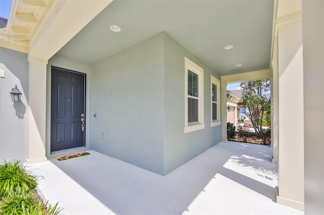 view of entrance to property