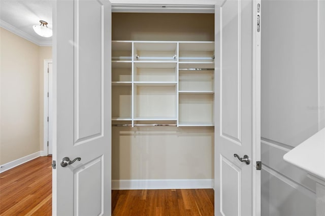 view of closet