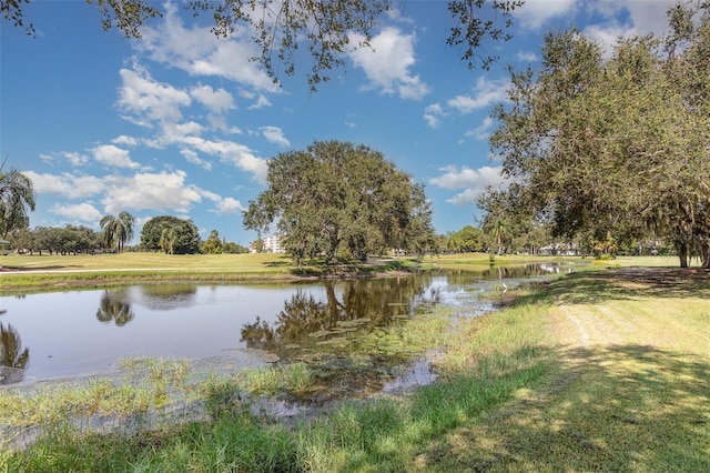 property view of water