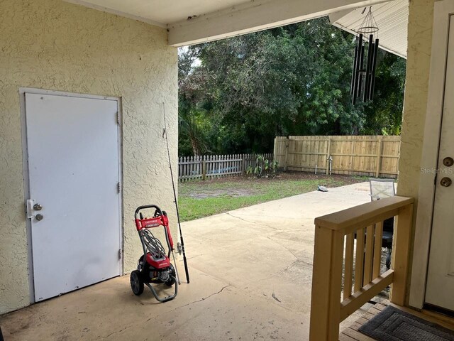 view of patio