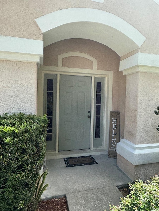 view of property entrance