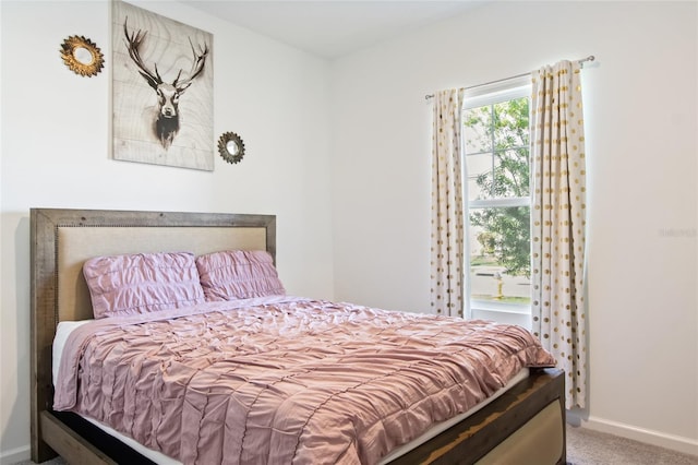 bedroom featuring carpet floors