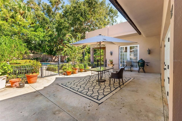 view of patio