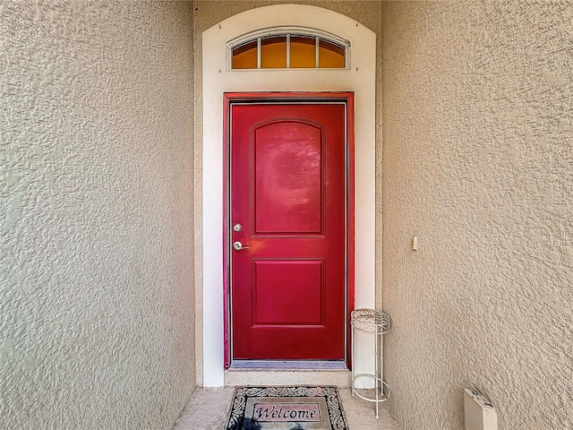 view of property entrance