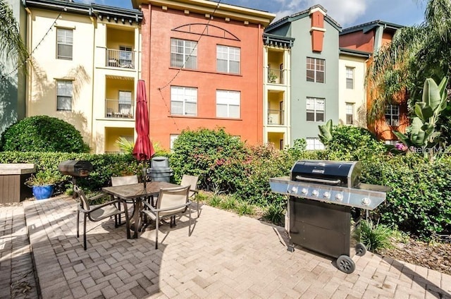 view of patio / terrace with grilling area