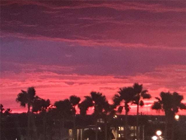 view of nature at dusk