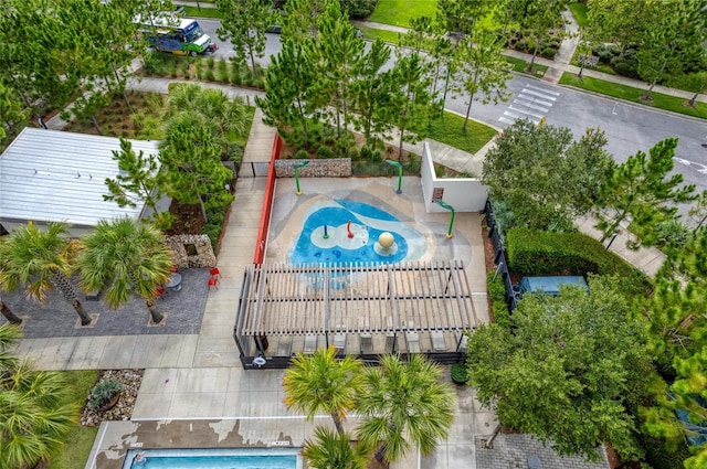 drone / aerial view