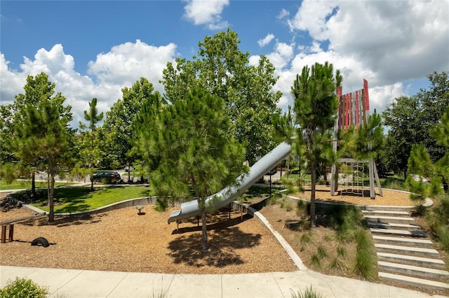 view of communal playground