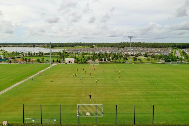 view of property's community