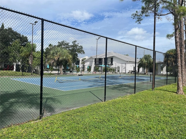 view of sport court