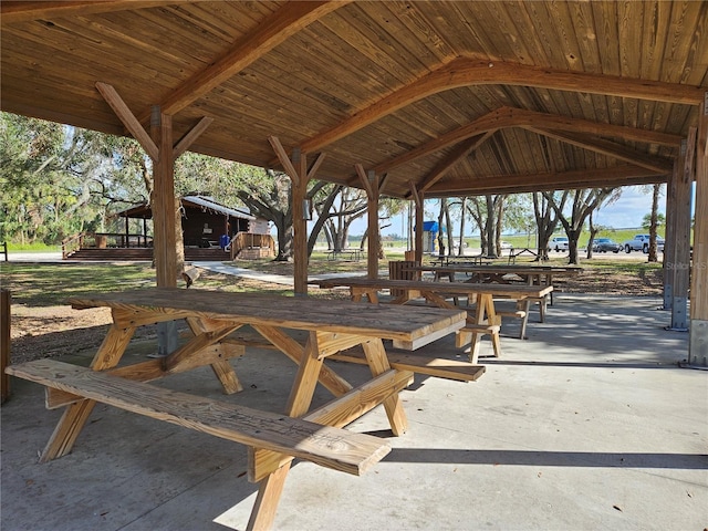 view of property's community featuring a gazebo