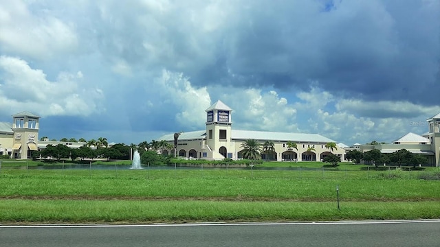 view of property featuring a water view