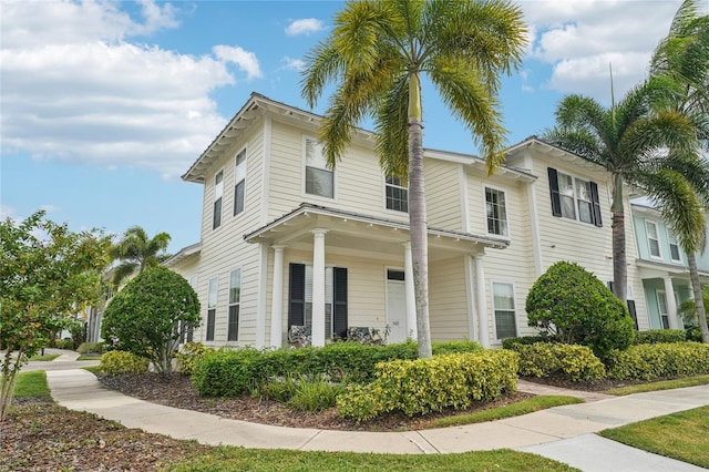 view of front of home