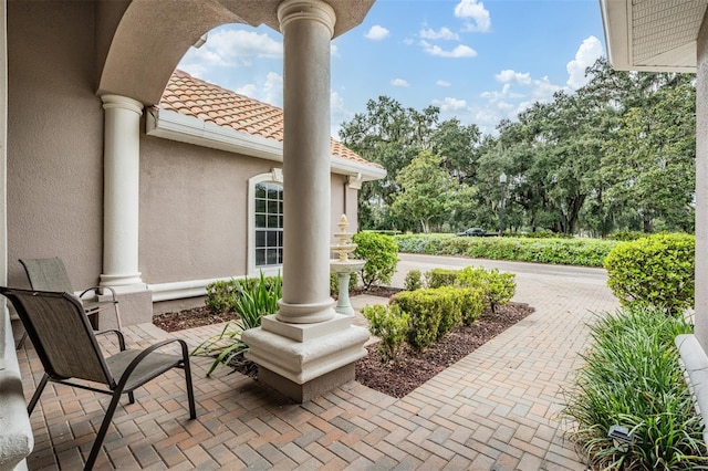 view of patio