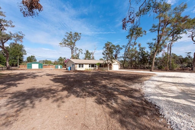 view of ranch-style home