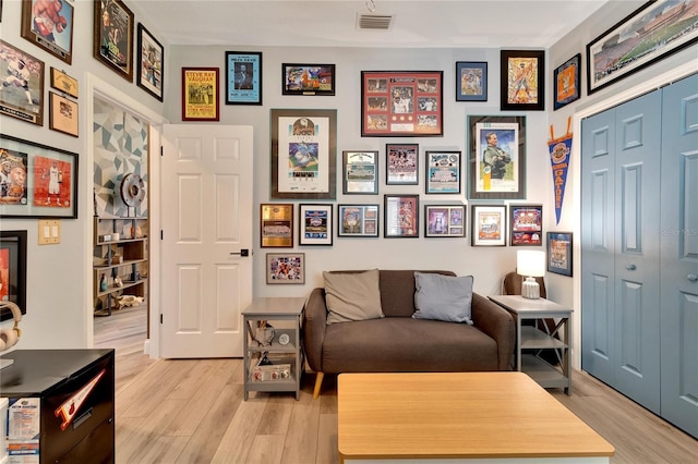 interior space featuring light hardwood / wood-style flooring