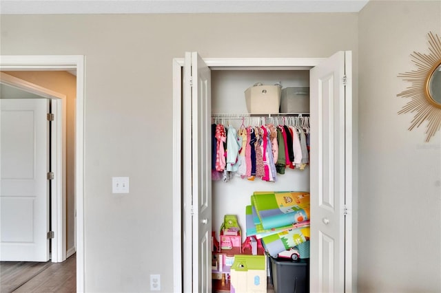 view of closet