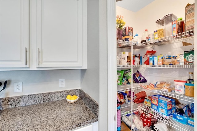 view of pantry