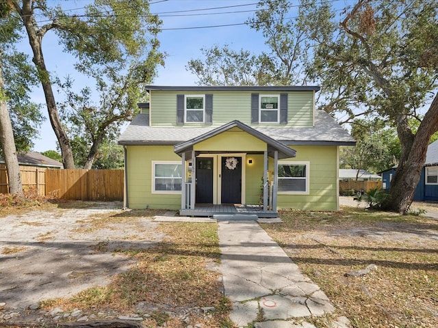 view of front of house