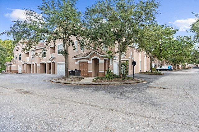 view of front of home with central AC