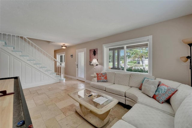 view of living room