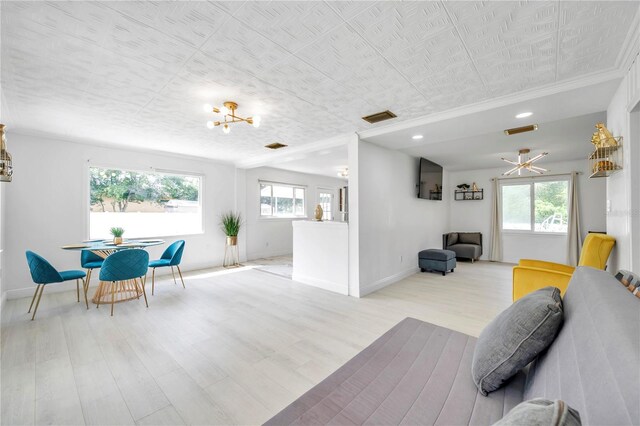 living room featuring ceiling fan and light hardwood / wood-style flooring