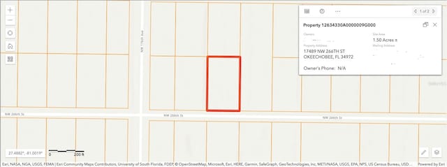 17489 NW 266th St, Okeechobee FL, 34972 land for sale