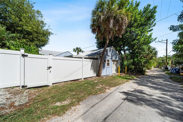 view of side of property