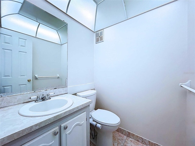 11920 Boynton Ln Unit 11920, New Port Richey, FL 34654 - half bath featuring toilet, vanity, and visible vents