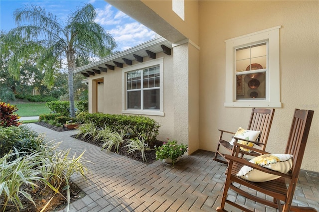 exterior space featuring a patio area