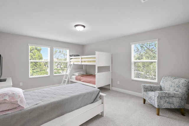 bedroom featuring carpet flooring