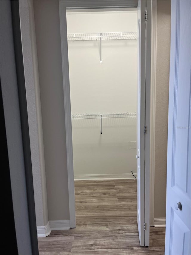 view of closet