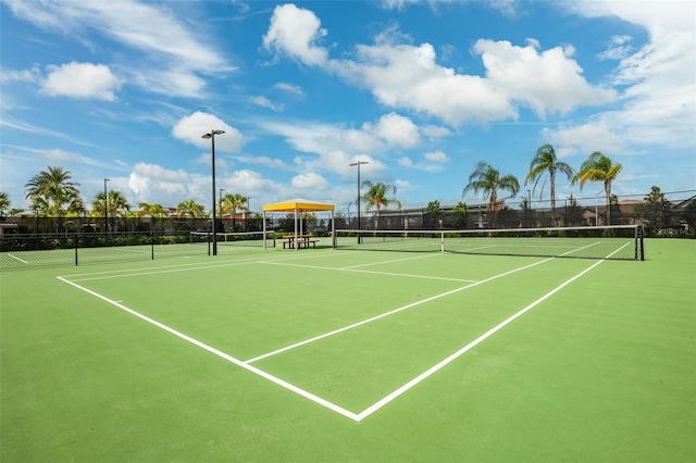 view of sport court