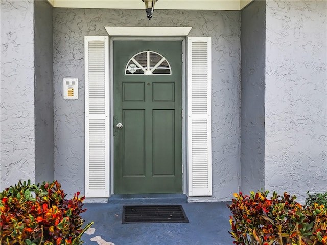 view of entrance to property