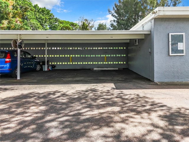 view of vehicle parking