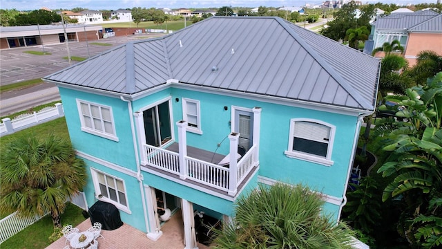 view of rear view of property