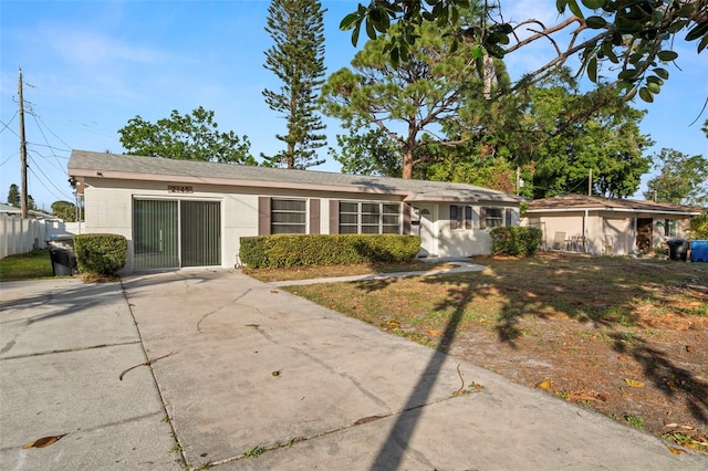 view of ranch-style house