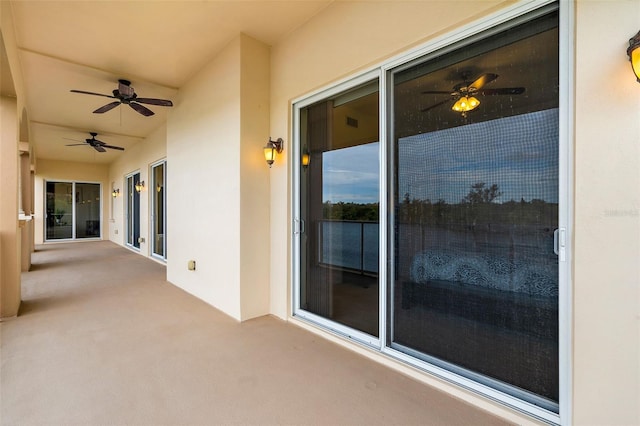 43 Bayview Ct S # A, Saint Petersburg, FL 33711 - view of patio / terrace featuring ceiling fan