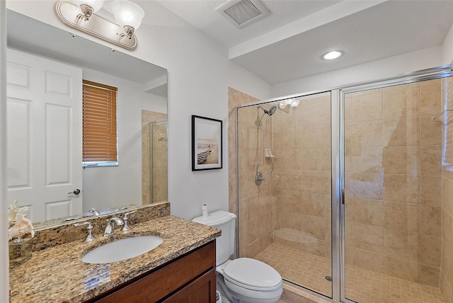 43 Bayview Ct S # A, Saint Petersburg, FL 33711 - full bath featuring toilet, vanity, and a shower stall