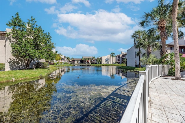 property view of water