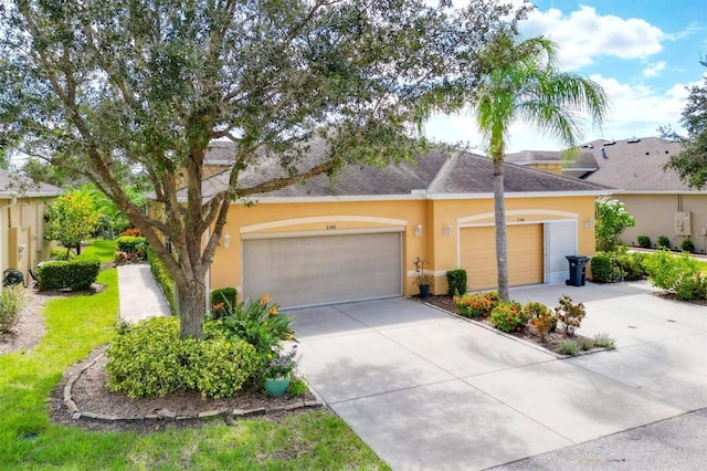 ranch-style house with a garage