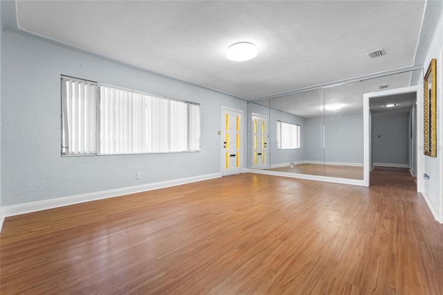 interior space featuring hardwood / wood-style floors